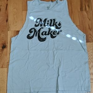 Nursing sleeveless shirt